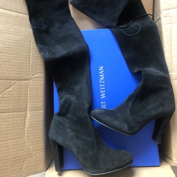 Stuart Weitzman Highland Over-The-Knee Boots NWB REPOSH - Picture 3 of 14